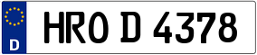 Truck License Plate